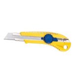 18mm Plastic Professional Utility Knife with Rubber Handle