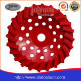 7 Inch Diamond Swirl Wheels for Stone and Concrete Grinding