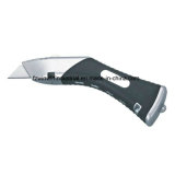 Heavy Duty Zinc Alloy Utility Knife with Retractable Blade