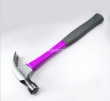 16oz American Type Claw Hammer/Nail Hammer in Hand Tools with Half Plastic Coated Handle XL0007-C