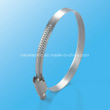 Galvanized Iron British Style Hose Clamp for Connector