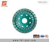 Fast Speed Double Row Turbo Cup Wheel for Stone