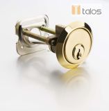 Euro Satin Brass Rim Cylinder Lock