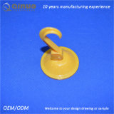 Pure Yellow High Quality ABS+PVC Suction Hooks with 55mm