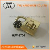 Hanging Decoration Metal Lock Hardware for Handbag, Turn Lock