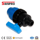 PP Pipe Fitting PP Male True Union Ball Valve