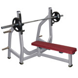 Olympic Flat Bench Gym Machine, Fitness Equipment, Hammer Strength, Body-Building