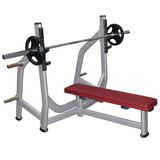 Olympic Flat Bench Gym Machine, Fitness Equipment, Hammer Strength, Body-Building