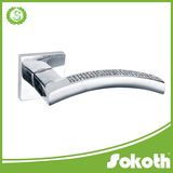 Good Quality Square Zinc Alloy Door Handle, China Door Handle, Door Hardware