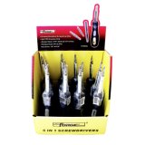 Hand Tools 12PCS 6 in 1 Cr-V Steel Screwdriver with Soft TPR Grip