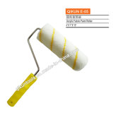 E-05 Hardware Decorate Paint Hand Tools White with Yellow Strips Acrylic Fabric Paint Roller