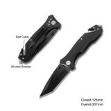Stainless Steel Black Survival Knife High Quality