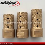 Vacuum Brazed CNC Using Stone Grinding Diamond Finger Bit