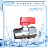 Brass Mini Ball Valve with T Handle
