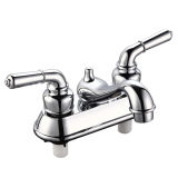 4 Inch ABS Plastic Basin Faucet with Chrome Surface