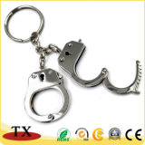 Cool Souvenir Handcuffs Shape Metal Zinc Alloy Key Chain