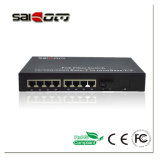 1000Mbps 15.4W 1GX+ 8 PoE Ports Ethernet Network POE Switch
