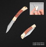 Hotsale Folding Knife with Wooden Handle (#3947)