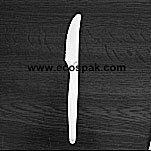 Eco-Friendly Biodegradable Disposable Corn Starch 155mm Knife