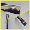2 Flutes Uncoated Solid Carbide Cutter Drill Bit Tools for Wood