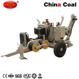 Overhead Power Line Conductor Tension Stringing Equipment Hydraulic Cable Puller