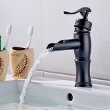 Flg Basin Faucet Oil Rubbed Bronze Sink Bathroom Waterfall Faucet/Tap