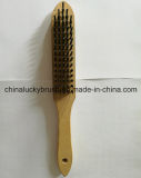 5X16 Row Steel Wire Wooden Handle Brush (YY-640)
