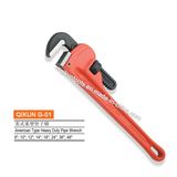 G-01 Construction Hardware Hand Tools American Type Heavy Duty Pipe Wrench