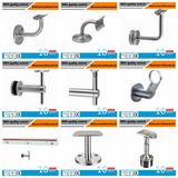 Stainless Steel Hardware for Stair Handrail Accessories