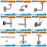 Stainless Steel Hardware for Stair Handrail Accessories