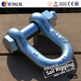 Us Type Bolt Galvanized Lifting Chain Dee Shackle