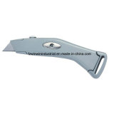 Heavy Duty Aluninum Handle Safety Knife with Retractable Blade