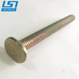 Yellow Zinc Plated Long Small Striped T Bolt for Home