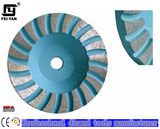 Turbo Type Single Row Cup Wheel for Stone Polshing