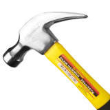 High Quality Hand Tools 20oz Nail Hammer Claw Hammer with Fibreglass Shaft