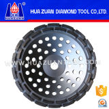 Huazuan Diamond Double Row Cup Grinding Wheel for Stone