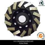 5 Inch 125mm Turbo Segments Cup Grinding Wheel for Granite/Marble/Concrete