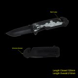 Survival Knife with Window Breaker & Belt Cutter (#3639)