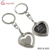 Custom Photo Frame Heart Keychain for Wedding Gift (LM1760)