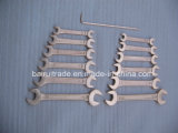 7mm Mirror Surfaced Double Open End Wrench for China