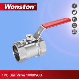 High Quality 1PC Ball Valve with Reduce Port, 1000wog, Pn64
