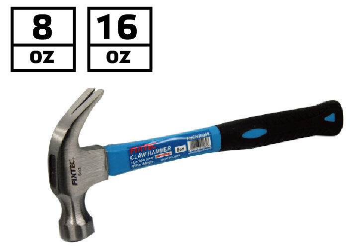 Fixtec Hammer Hand Tools 8oz Mini Claw Hammer (FHCH20008)