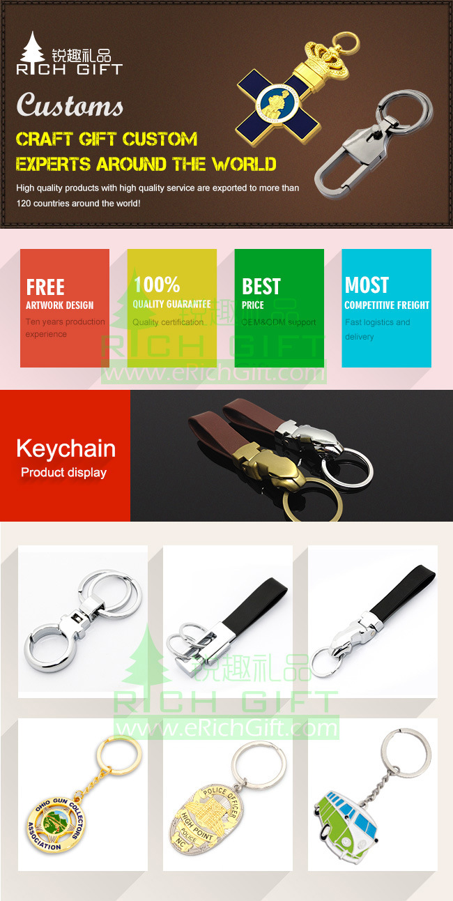 Manufacture Promotion Custom Fashion Trolley Token Leather Soft PVC Holder Acrylic Car Logo Keyring Bottle Opener Metal Keychain for Customized Souvenir Gifts