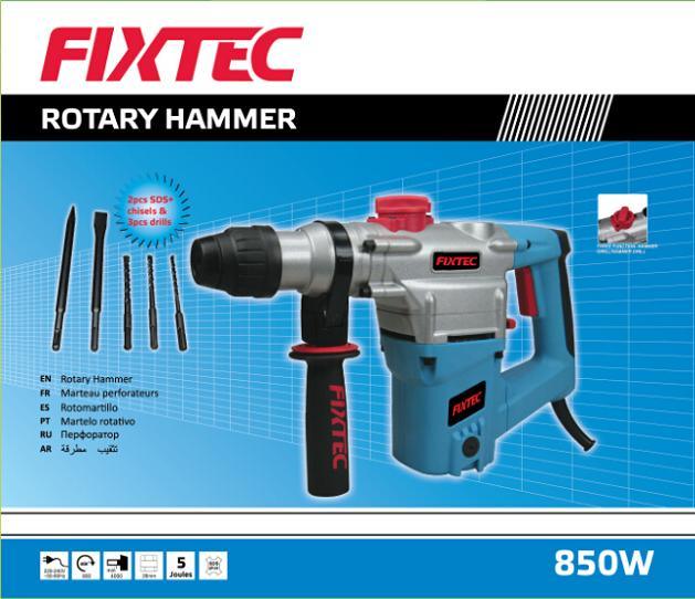 Fixtec Power Tool Hand Tool 850W 26mm Rotary Hammer (FRH85001)