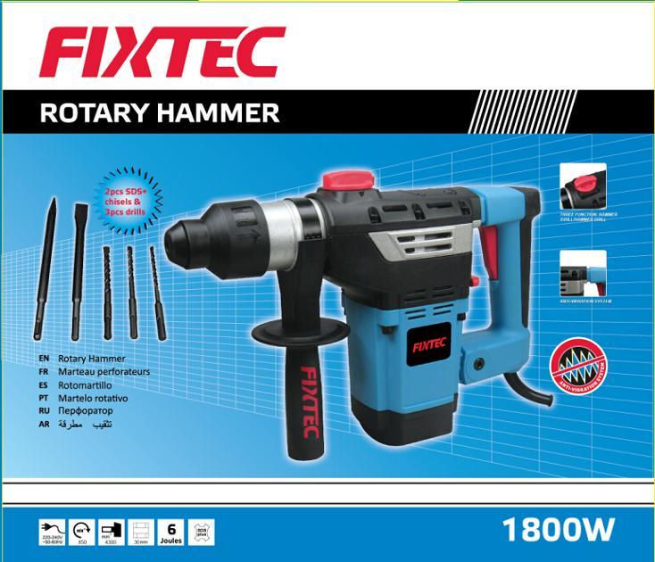 Fixtec Power Tool 1800W 36mm Rotary Hammer (FRH18001)