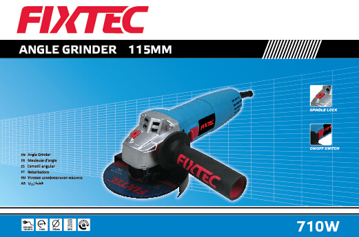 Fixtec 710W 115mm Wet Surface Mini Electric Angle Grinder