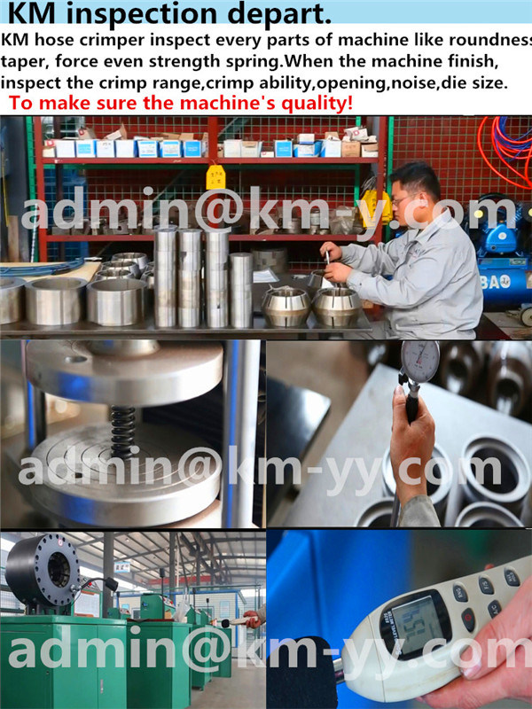 Porefessioanl Manufacturer 1 1/4 Inch Hose Crimping Machine Km-91z