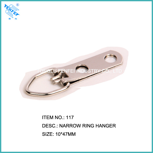 Two Hole Narrow Strap Ring Picture Hanger 117