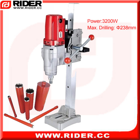 3200W Concrete Core Drilling Hole Machine