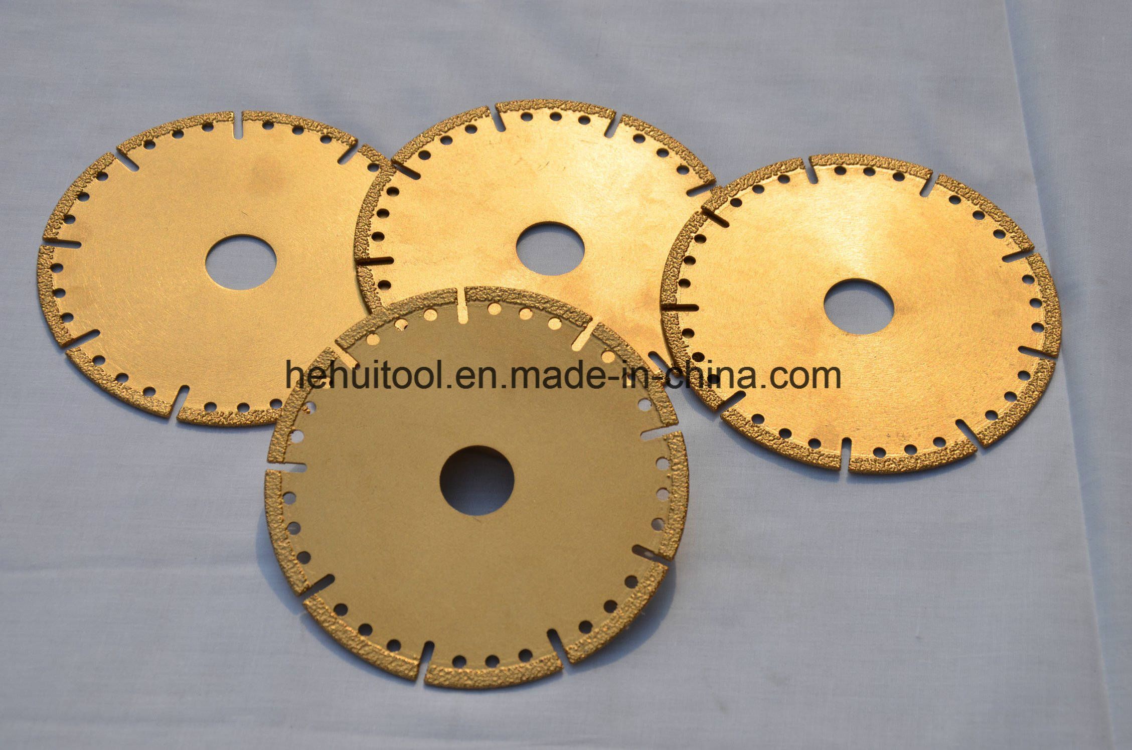 Long Life Vacuum Brazed Diamond Saw Blade for Metal Cutting
